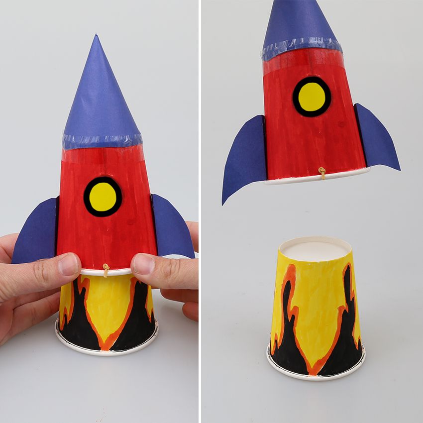 paper cup rocket launcher 