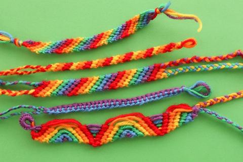 Rainbow Friendship Bracelets 