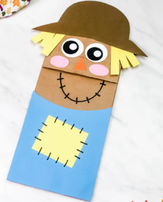 a scarecrow puppet