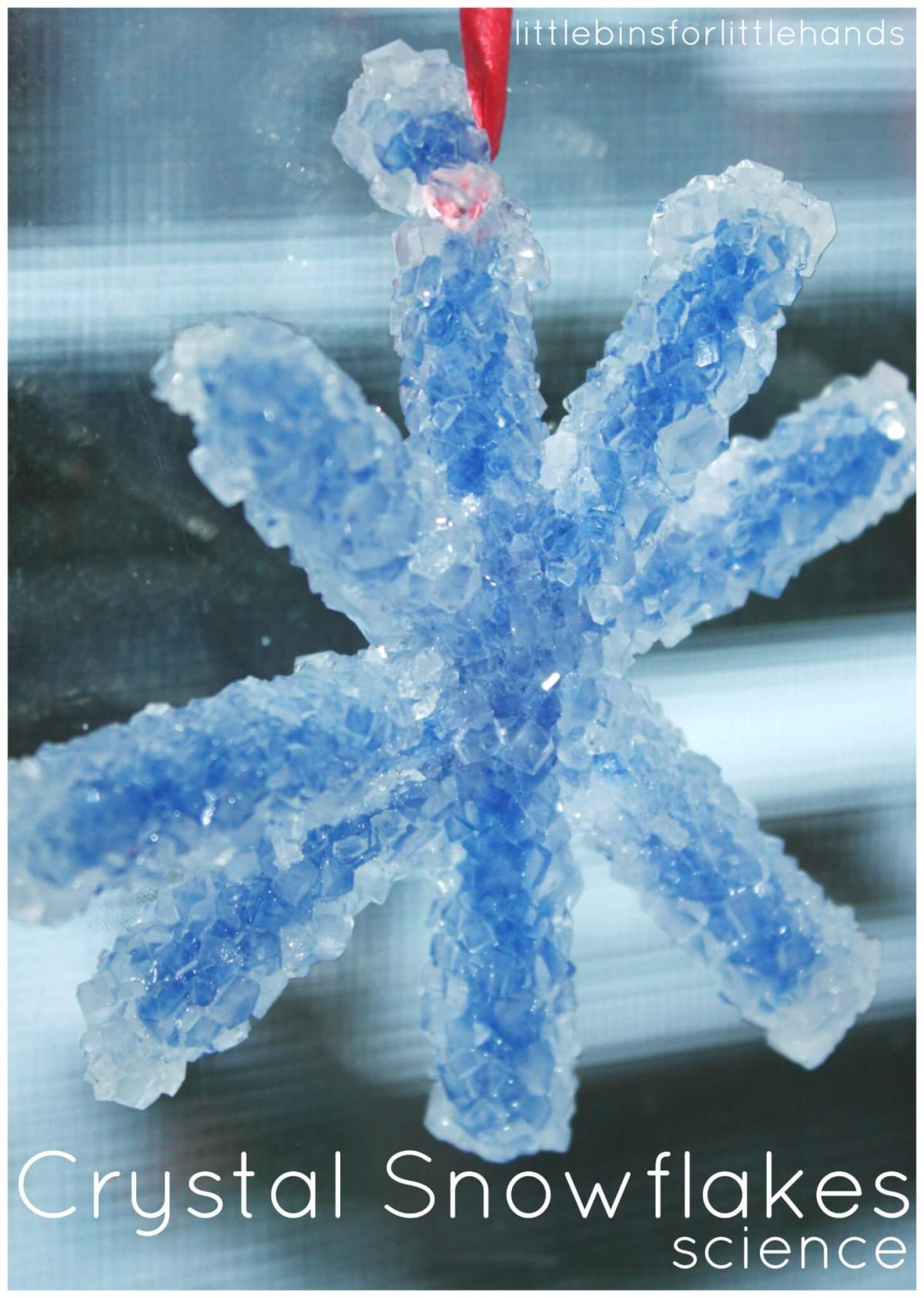 borax crystal snowflake