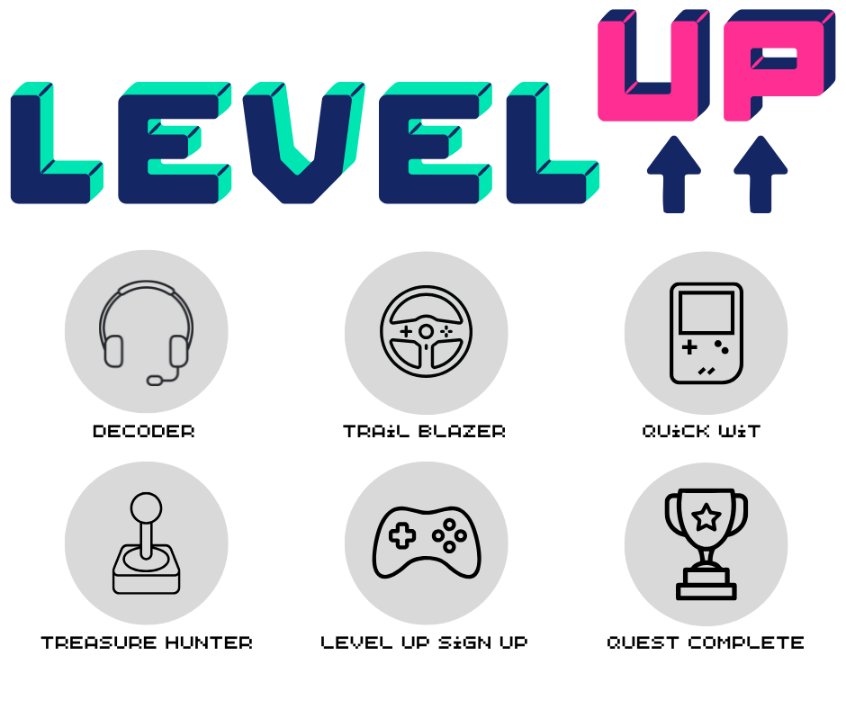 Level up with greyed out badges